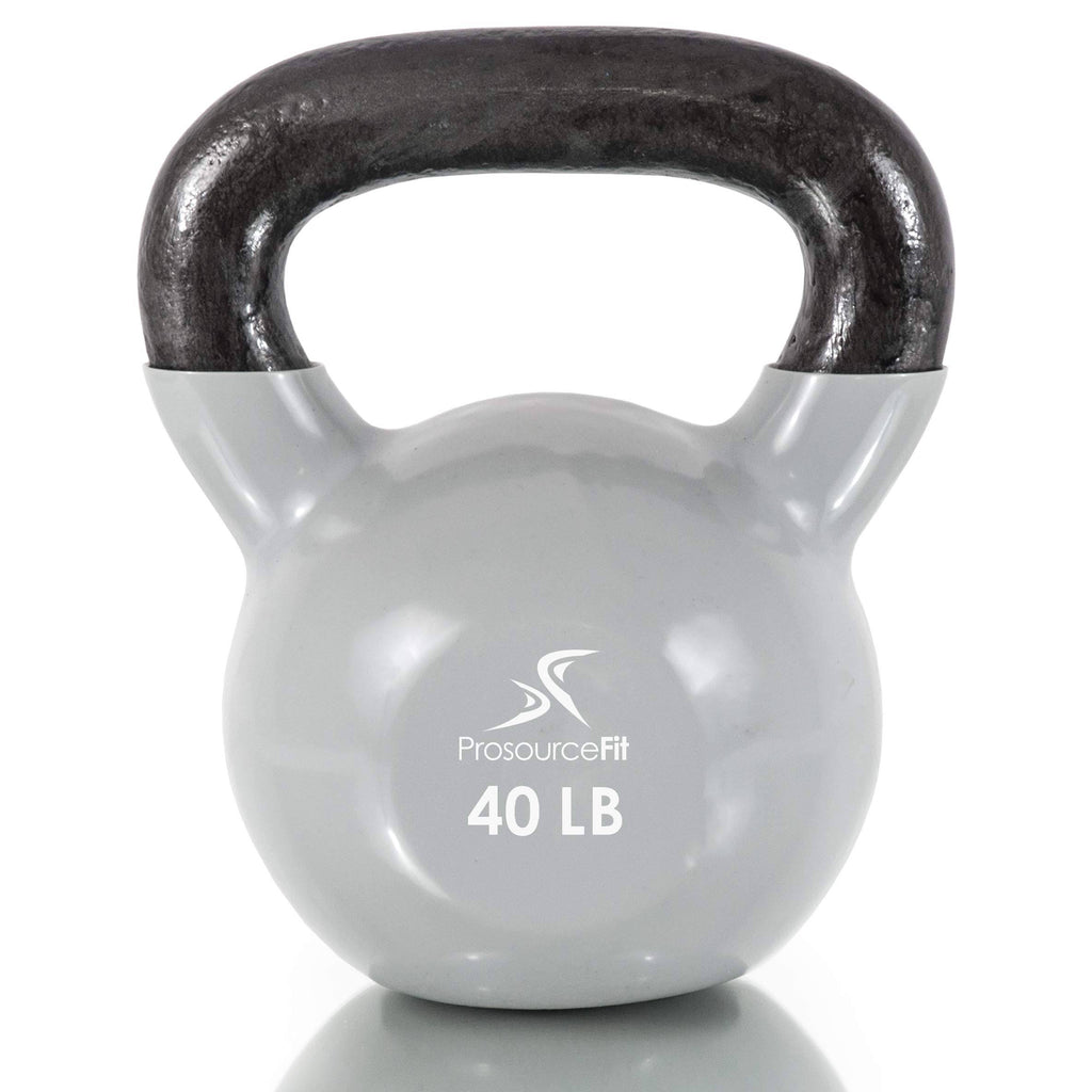 40 lb Vinyl Coated Cast Iron Kettlebells V80843