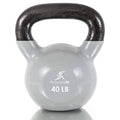 40 lb Vinyl Coated Cast Iron Kettlebells V80843