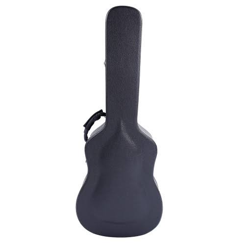 41 Arched Acoustic Guitar Hard Shell Case Black T7542