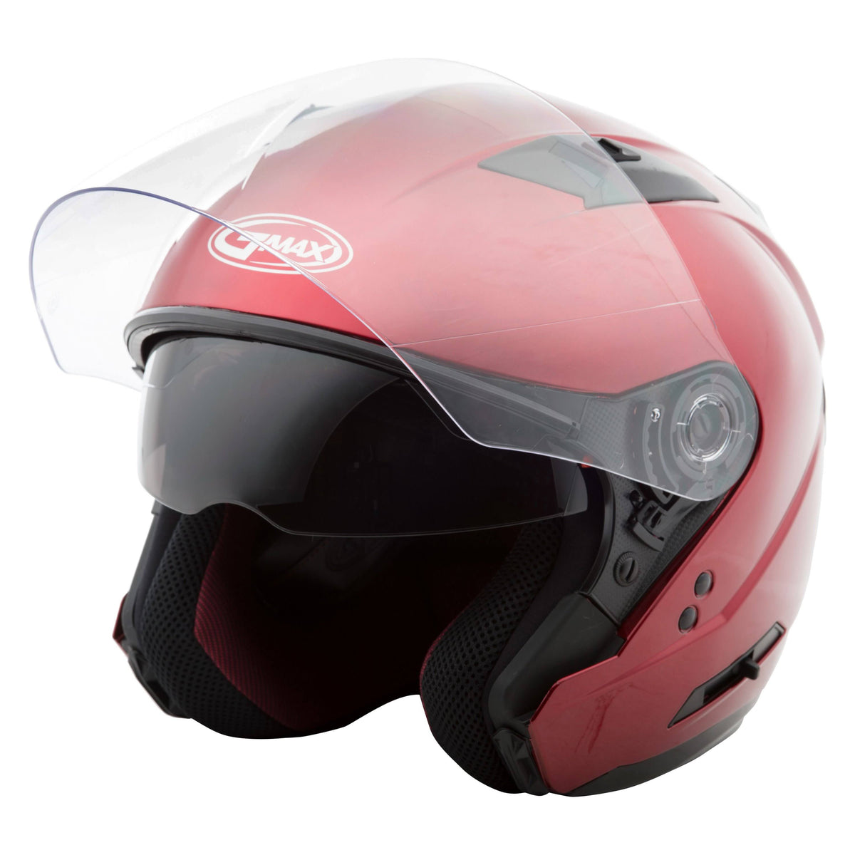 Open-Face Helmet Candy Red N54561