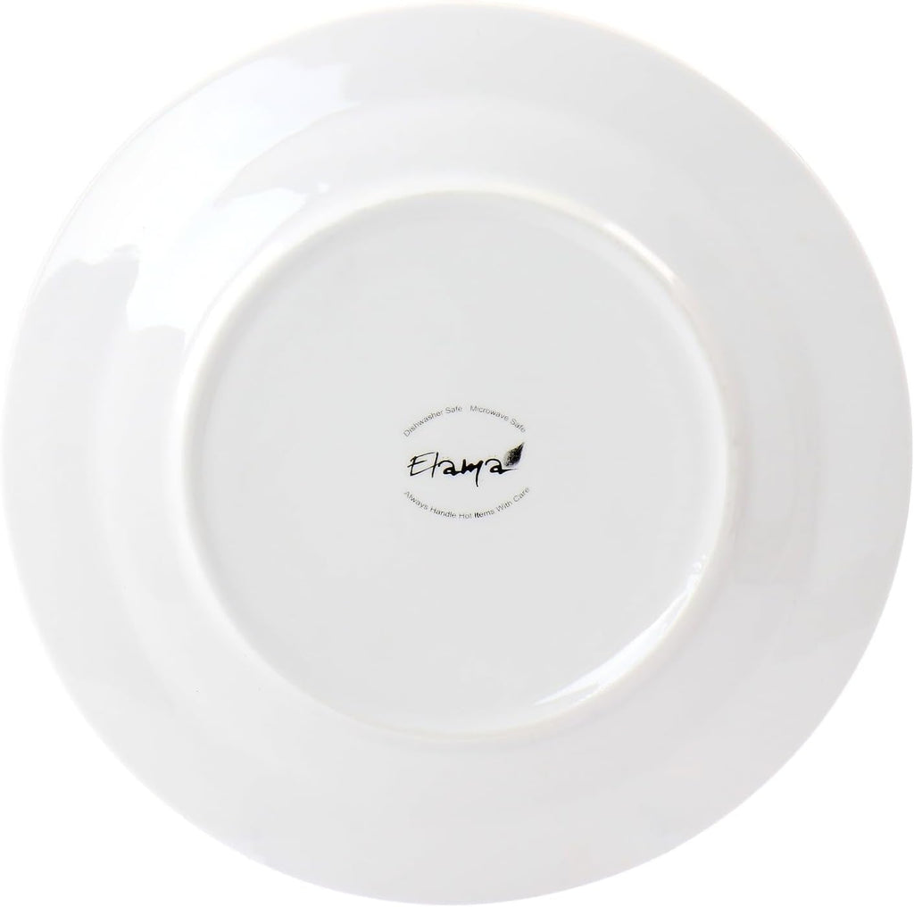 16 Piece Round Porcelain Dinnerware Set E397174