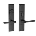 Satin Black Dummy Handleset Trim Set S7307
