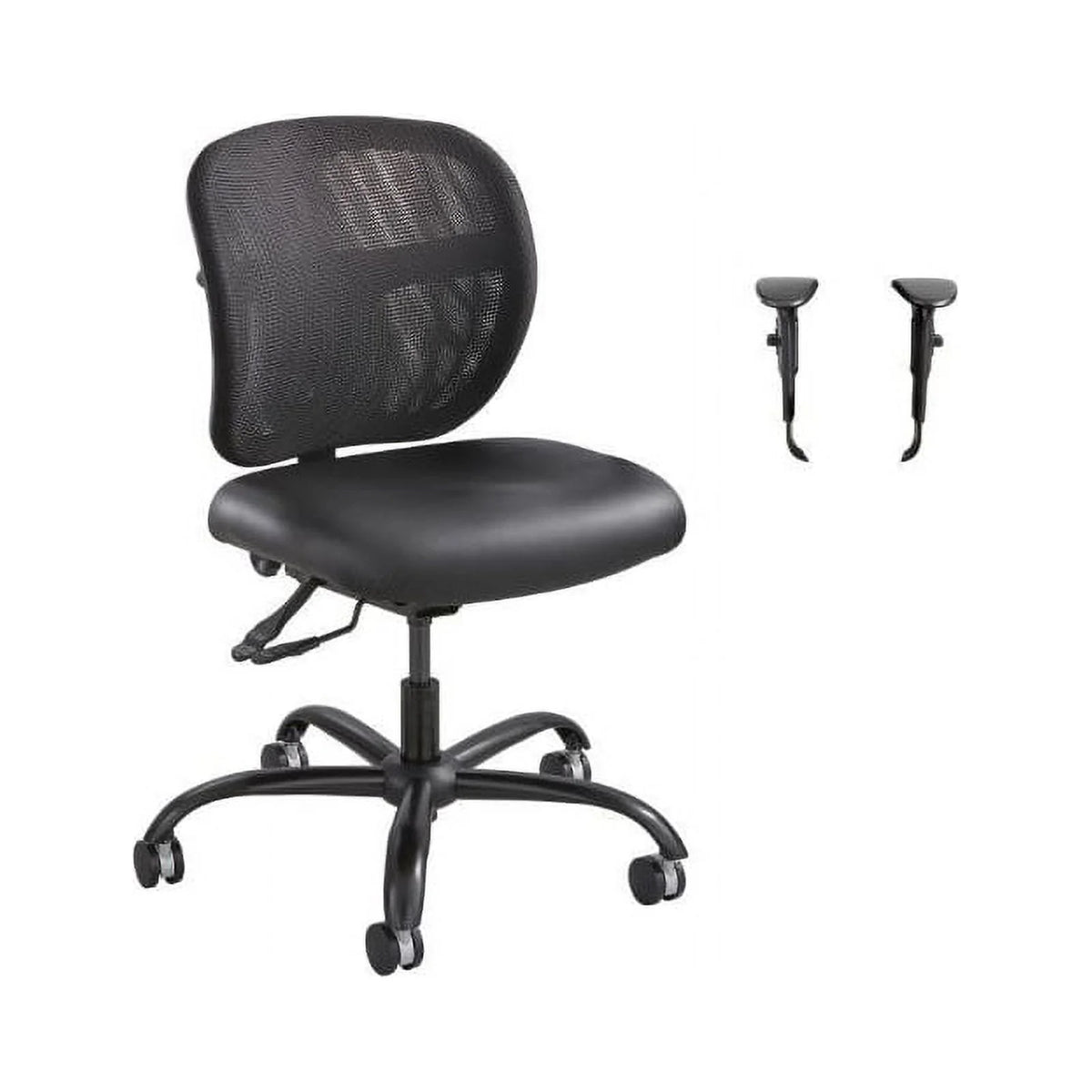Black Mesh Big and Tall Office Chair M9680