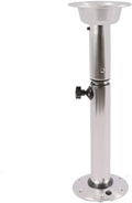 Adjustable Height Table Pedestal Stand Base with Polished Stainless Handle I639521
