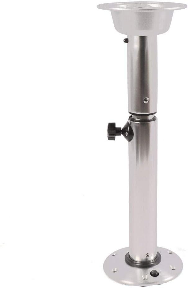 Adjustable Height Table Pedestal Stand Base with Polished Stainless Handle I639521
