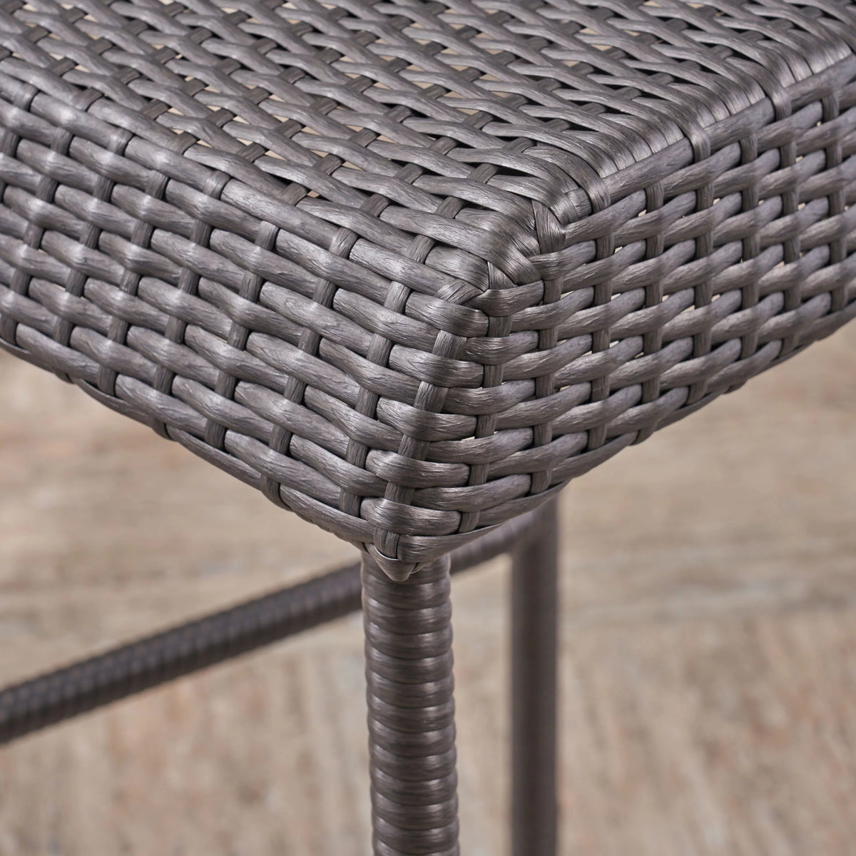 29.5 Inch Wicker Barstools Set of 2 J3081