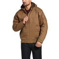 Khaki Hooded Work Jacket L6671