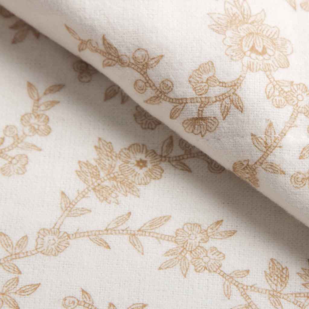 Beige Flannel Full Sheet Set R969
