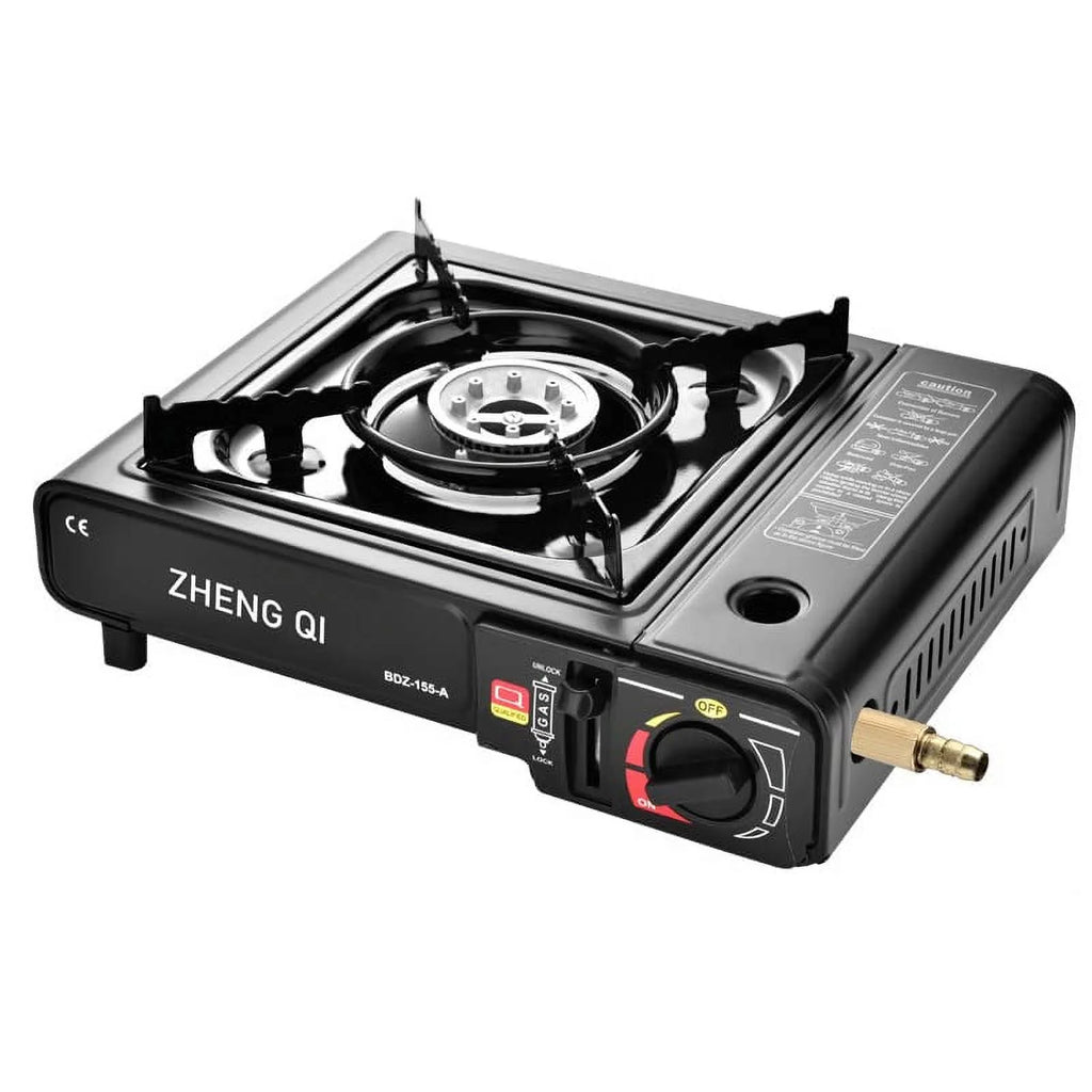 Portable Dual Fuel Single Burner Camping Stove H36429