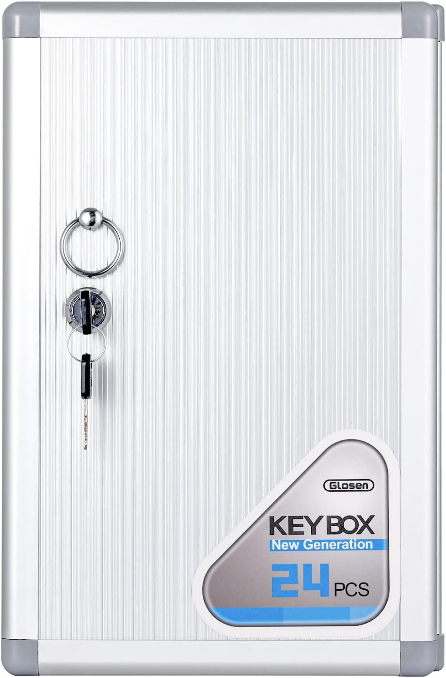 Key Lock Box, Key Cabinet Wall Mount with Key Tag S892