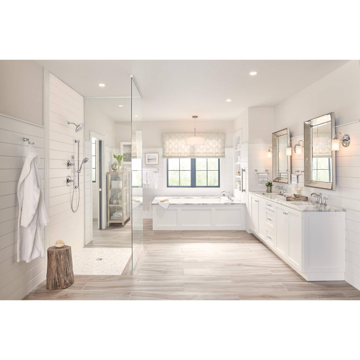 Brushed Nickel Tub and Shower Trim A5764