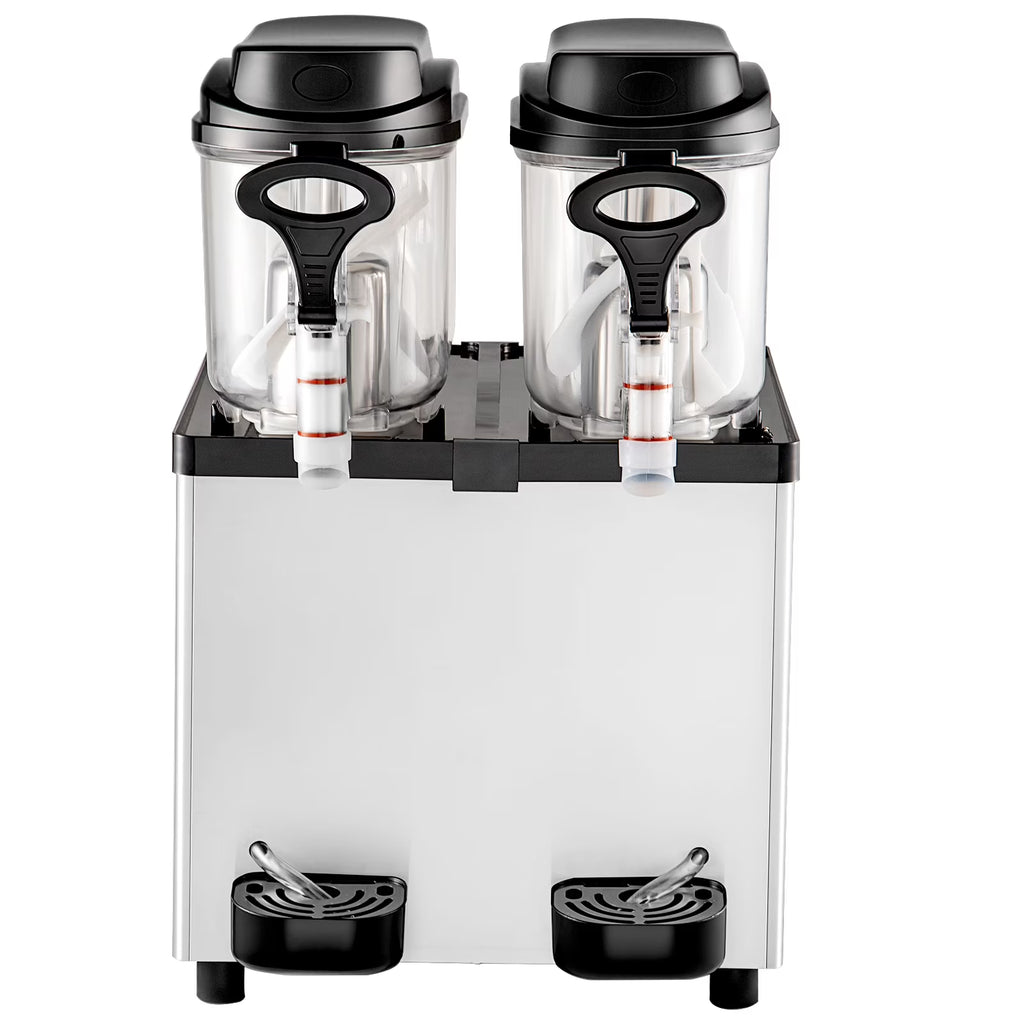 6 L x 2 Tanks 400W 110V Stainless Steel Slushy Machine Z340506