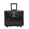 Black Leather Wheeled H99663
