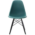 Black Plastic Eiffel Chairs with Wood Legs G515