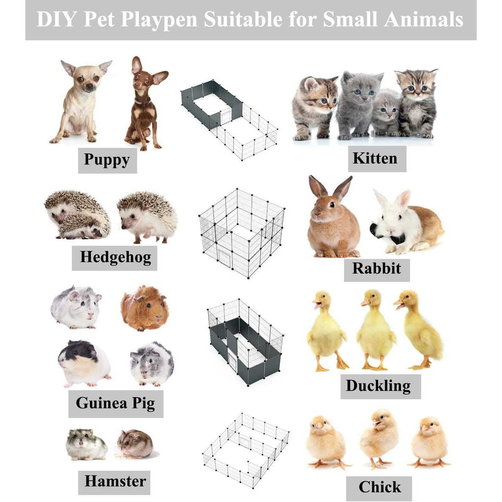Small Animal Pet Playpen with Door C21748