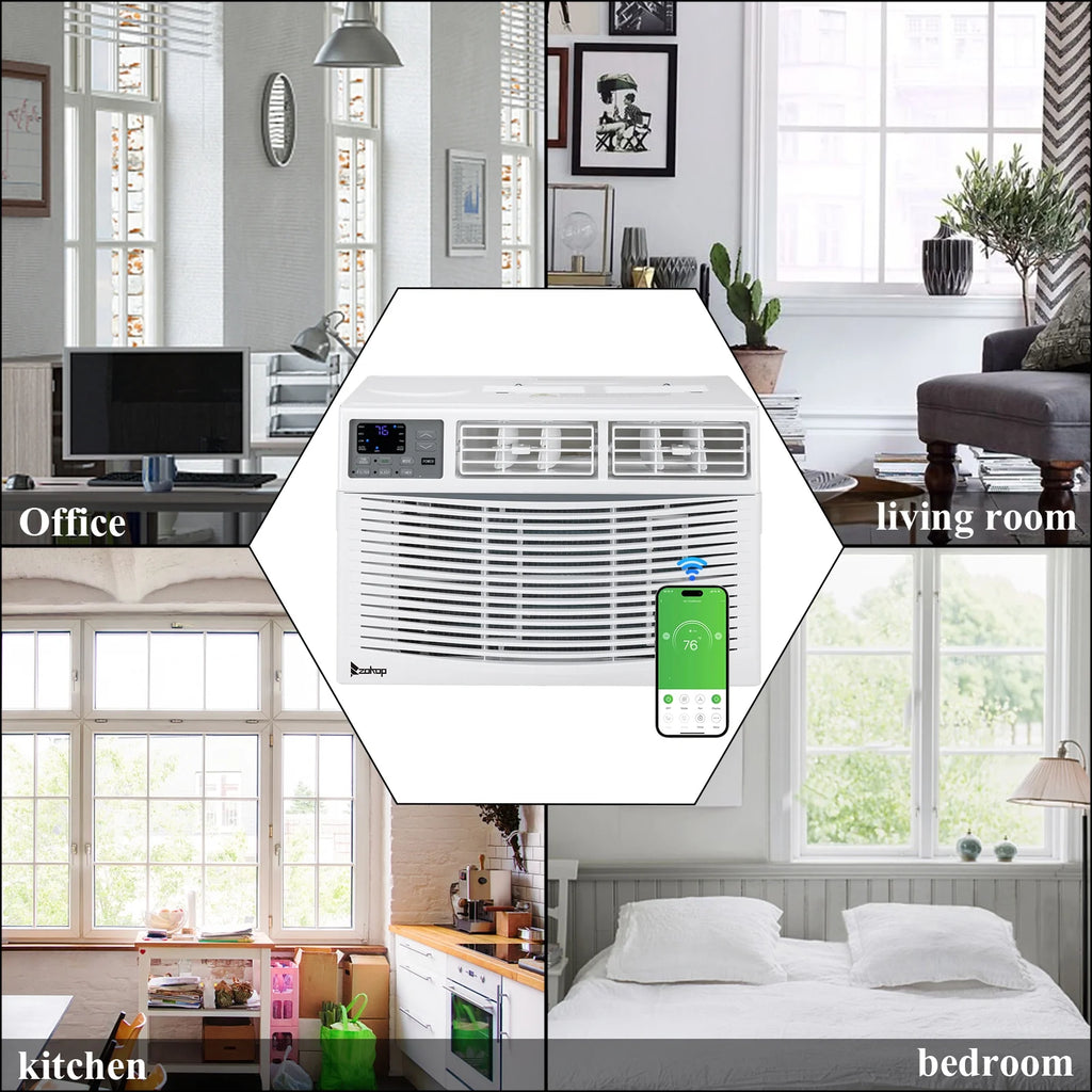 8,000 BTU Window Air Conditioner with Remote Control L459324