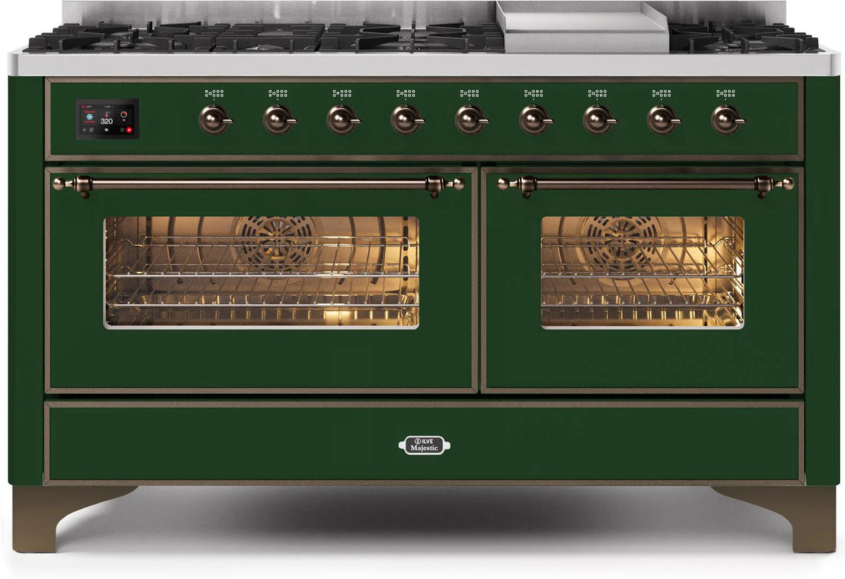 Emerald Green Dual Fuel Propane Gas Range L665
