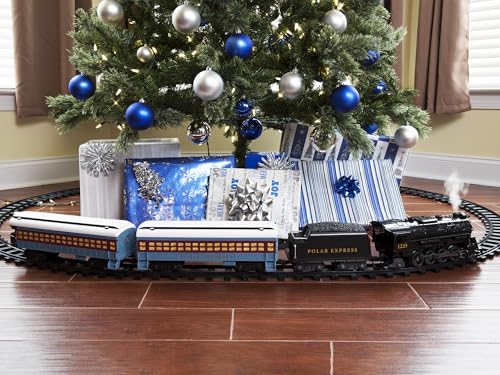 Battery-Operated Toy Train Set with Bluetooth, Locomotive, Train Cars, & Track G9941