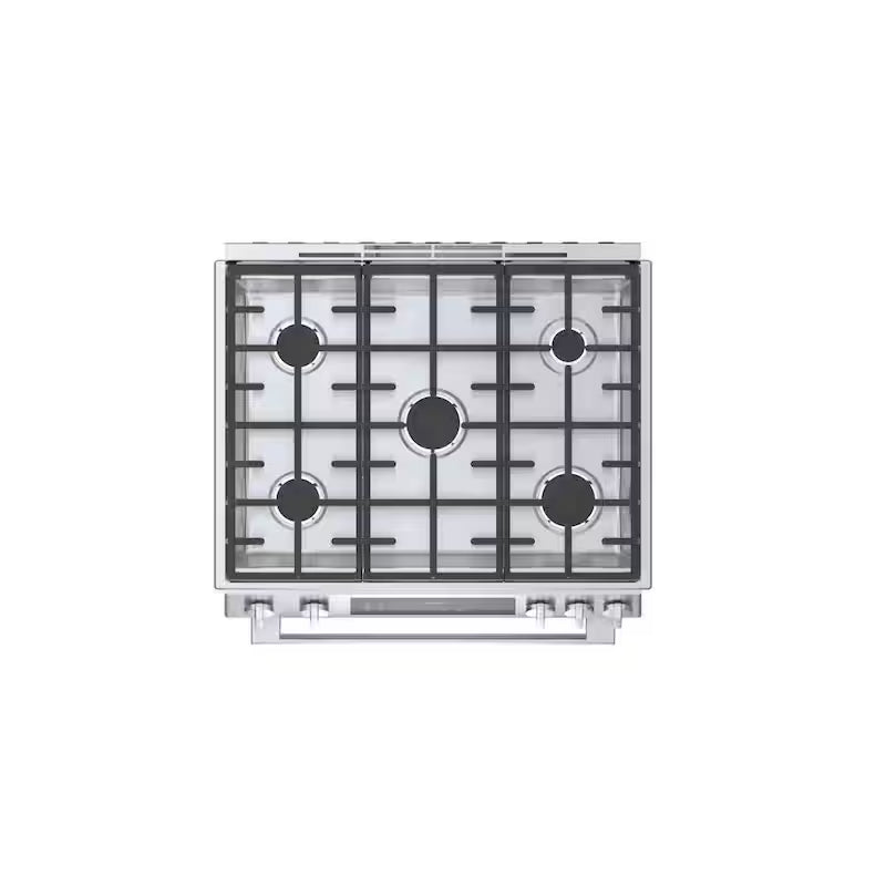 30 in. 4.6 cu. ft. Slide-In Dual Fuel Range with Convection Oven Stainless Steel C160