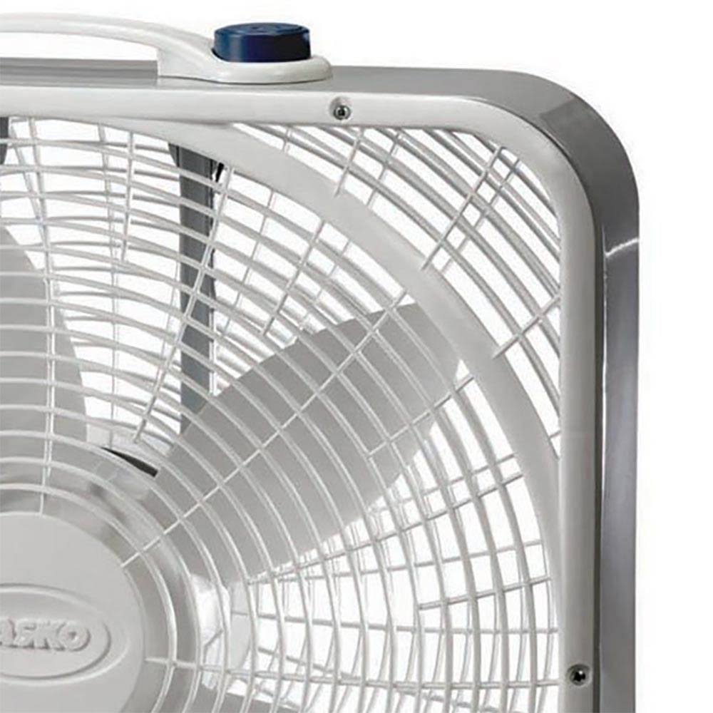 20x22 Steel Box Fan with 3 Speed Settings and Easy Carry Handle, 4 Pack Z58515