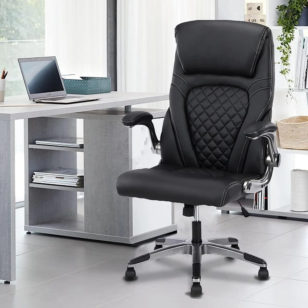 Black Ergonomic Office Chair with Lumbar Support D647122
