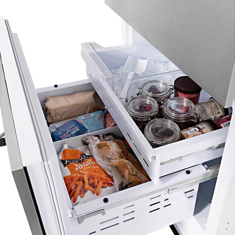 2-Door Bottom Freezer Refrigerator with Water and Ice Dispenser Z68020