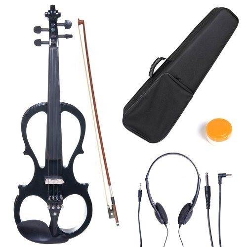 Solid Wood Electric Violin with Ebony Fittings V372243