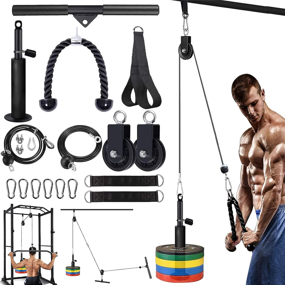 Cable Pulley System Home Gym Equipment P236627