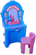 Ice Princess Magic Mirror Roleplay Vanity with Lights Sounds & Pretend Beauty Accessories K384