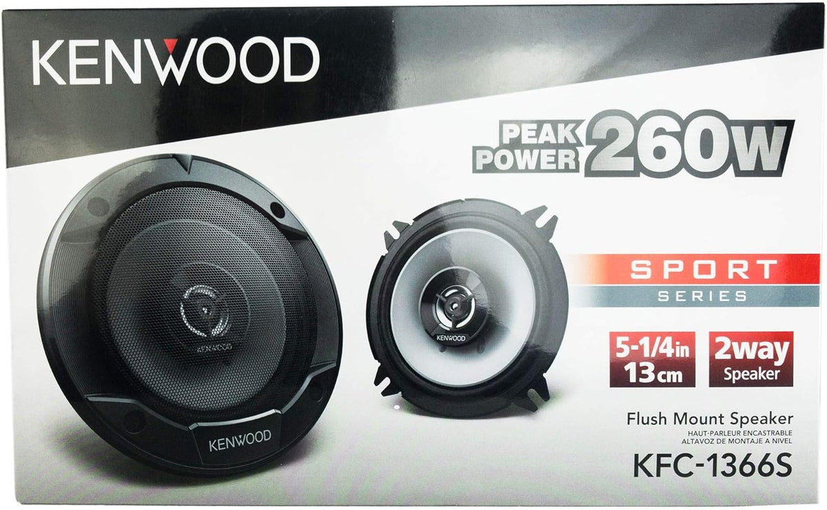 250 Watt 5.25-Inch Coaxial 2 Way Car Audio Speaker (1 Pair) H23679