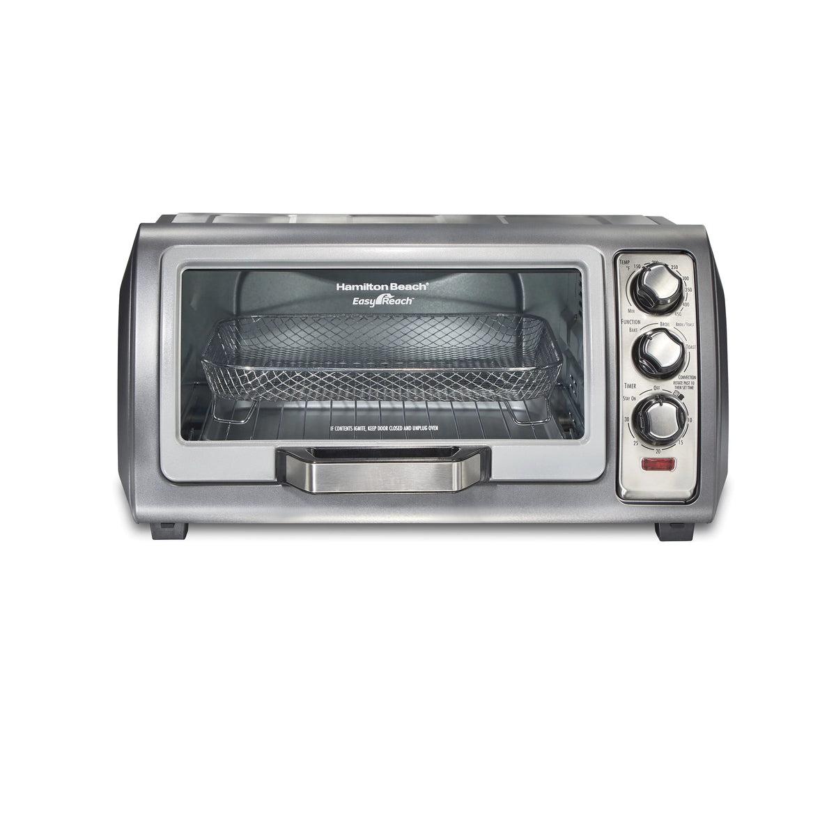 Sure-Crisp Air Fryer Toaster Oven, 6 Slice, Stainless Steel R763336