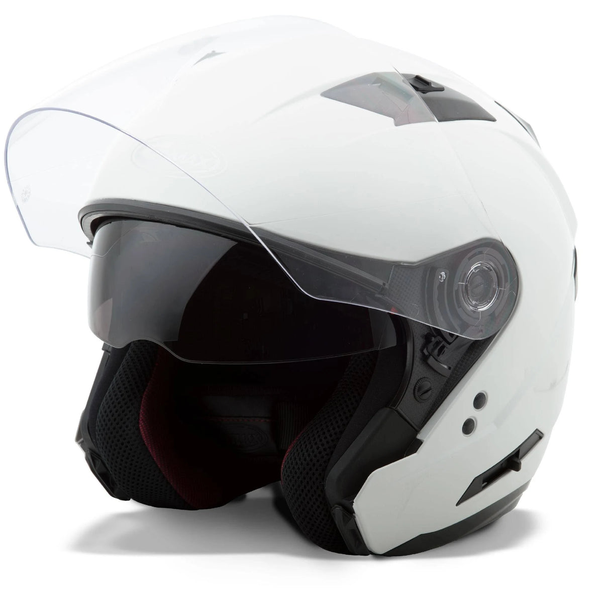 Open-Face Helmet Candy Red N54561