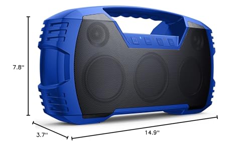 IPX7 Waterproof 40W Portable Bluetooth Speaker with Subwoofer K7412