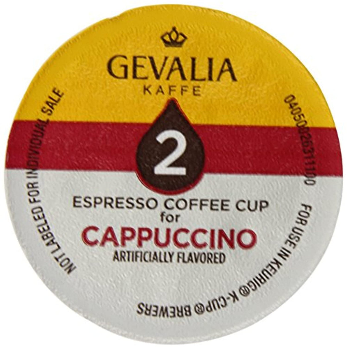 Cappuccino Espresso K-Cup & Froth Packets, 6 Count, 5.6Oz Box (Pack Of 3) I169247
