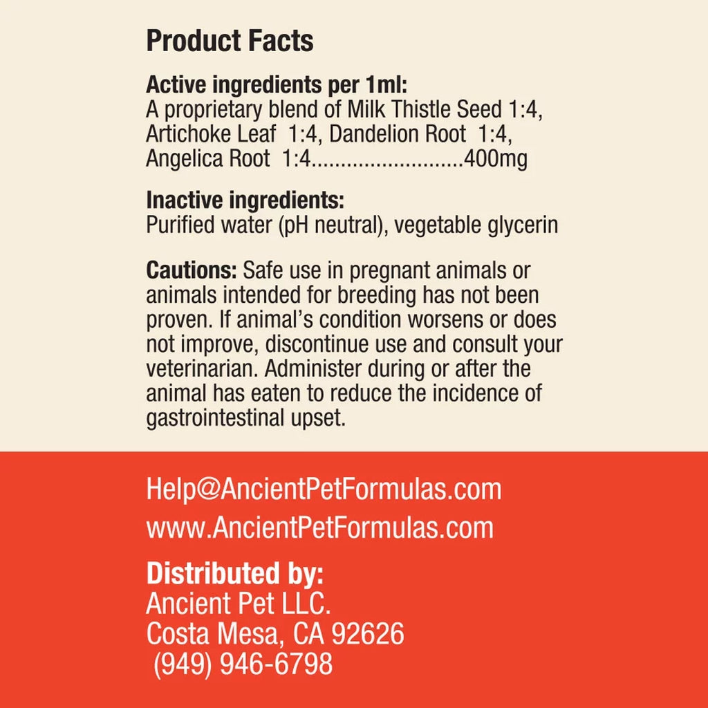 Liquid Liver Support Supplement for Dogs 3 Pack P422