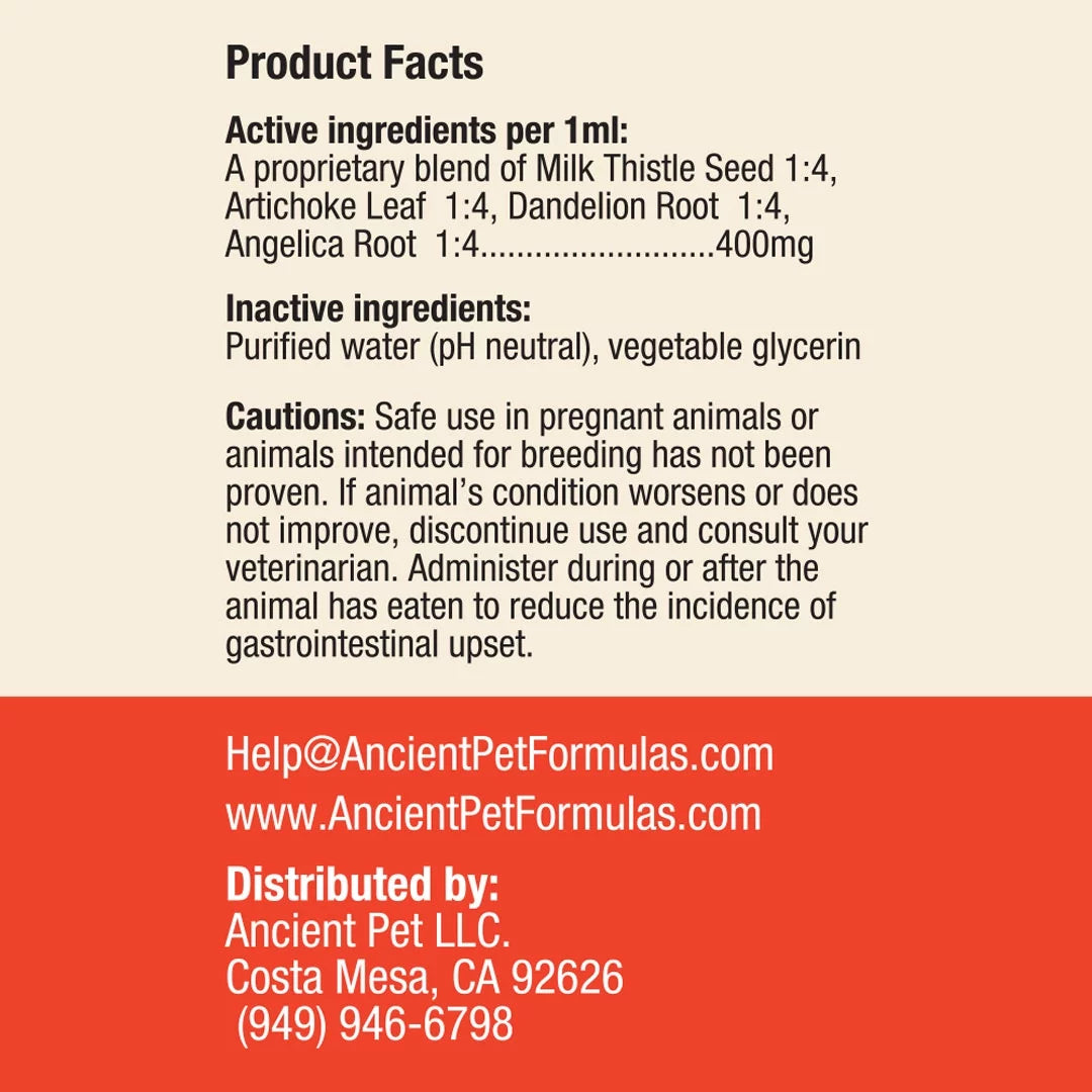 Liquid Liver Support Supplement for Dogs 3 Pack P422