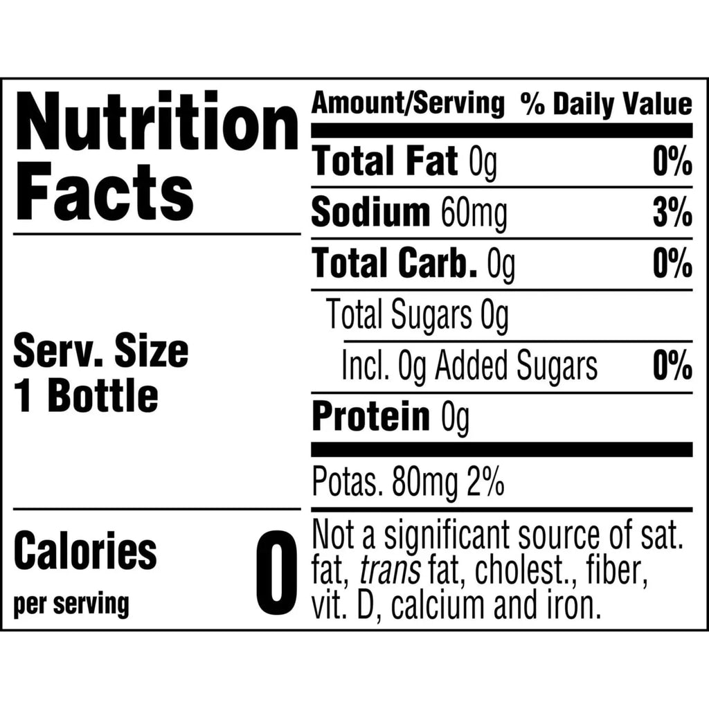 16.9 Ounce 24 Pack Zero Sugar N5952