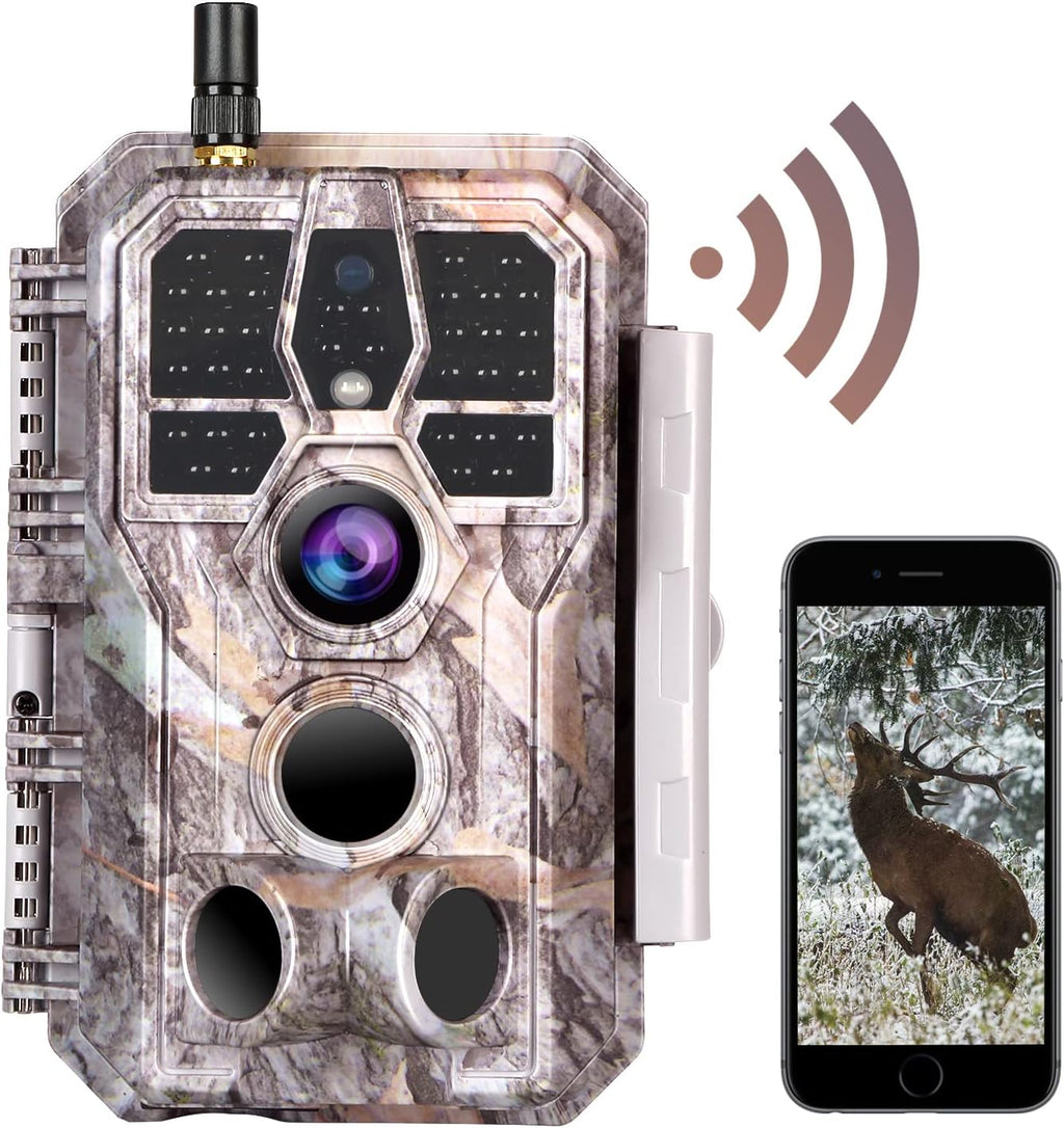Deer & Trail Game Camera 32MP 1296P No Glow Night Vision Waterproof Motion Activated I261683