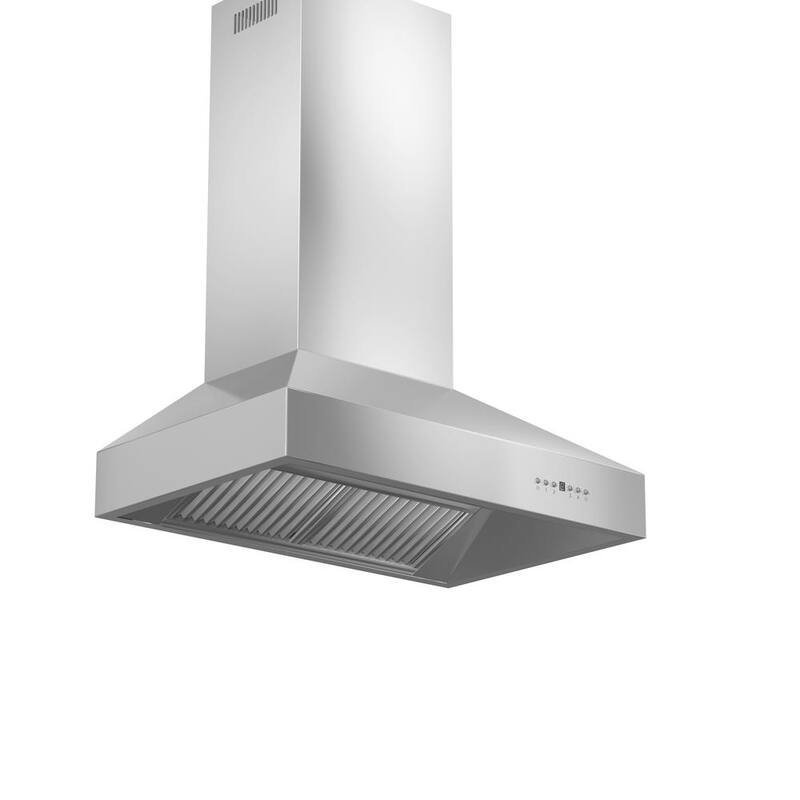 30 in. 400 CFM Convertible Wall Mount Range Hood Stainless Steel U914