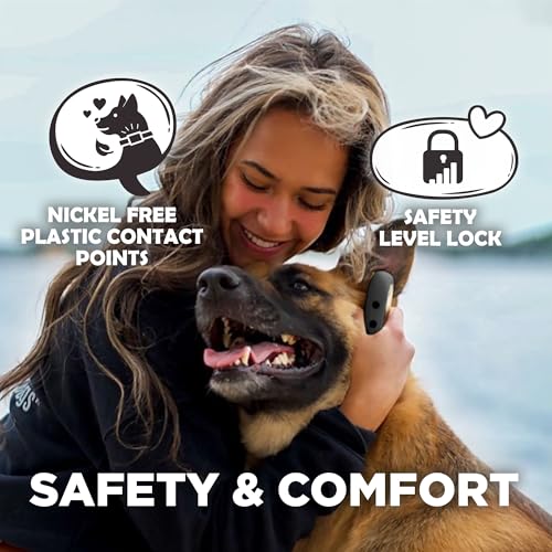 Tan Waterproof Rechargeable Dog Training Collar with Remote X540