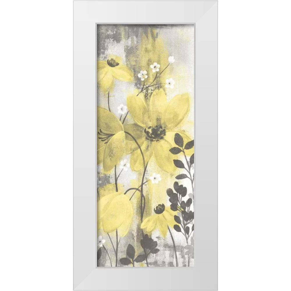 White Modern Wood Framed Art Print L676692
