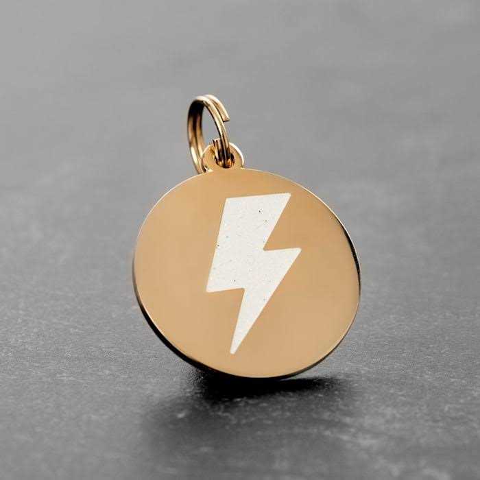Lightning Bolt Pet ID Tag O770240