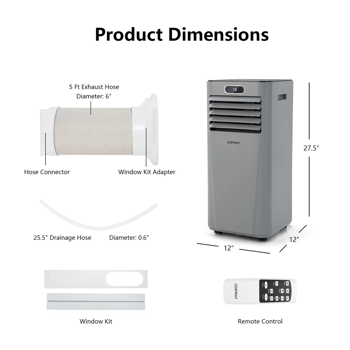 5300 BTU Portable Air Conditioner J307500