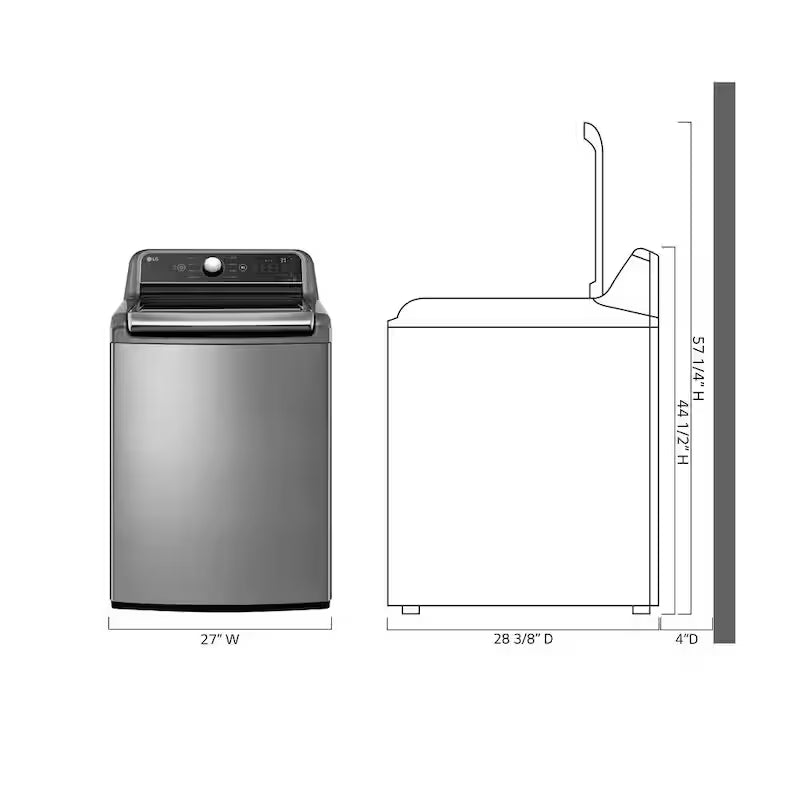 5.3 cu. ft. Top Load Washer with 4-way Agitator B5187