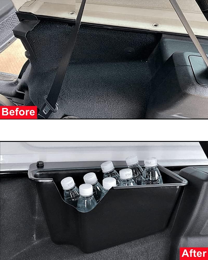 Rear Trunk Storage Organizer Box Side Wheel Well Cargo Storage Bin Pack of 2 W522336