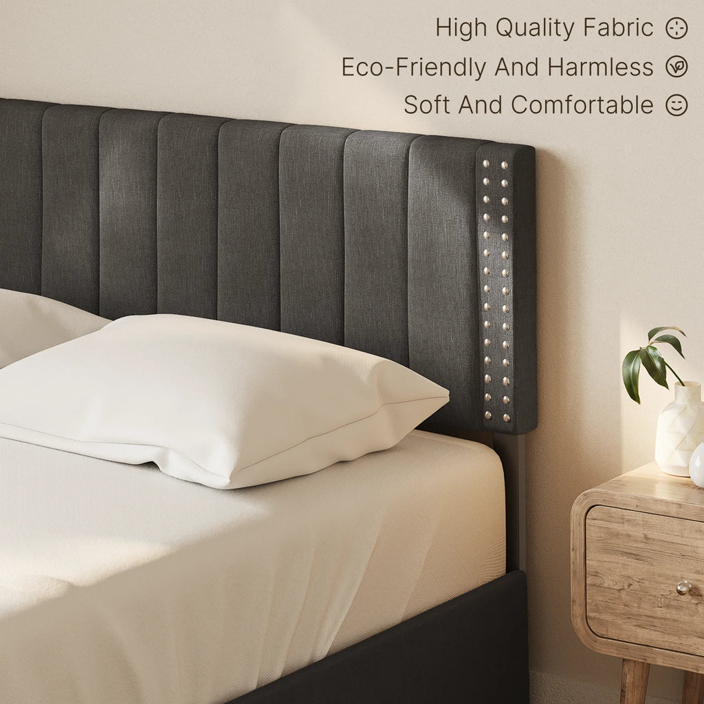 Full Bed Frame with 4 Storage Drawers E2039