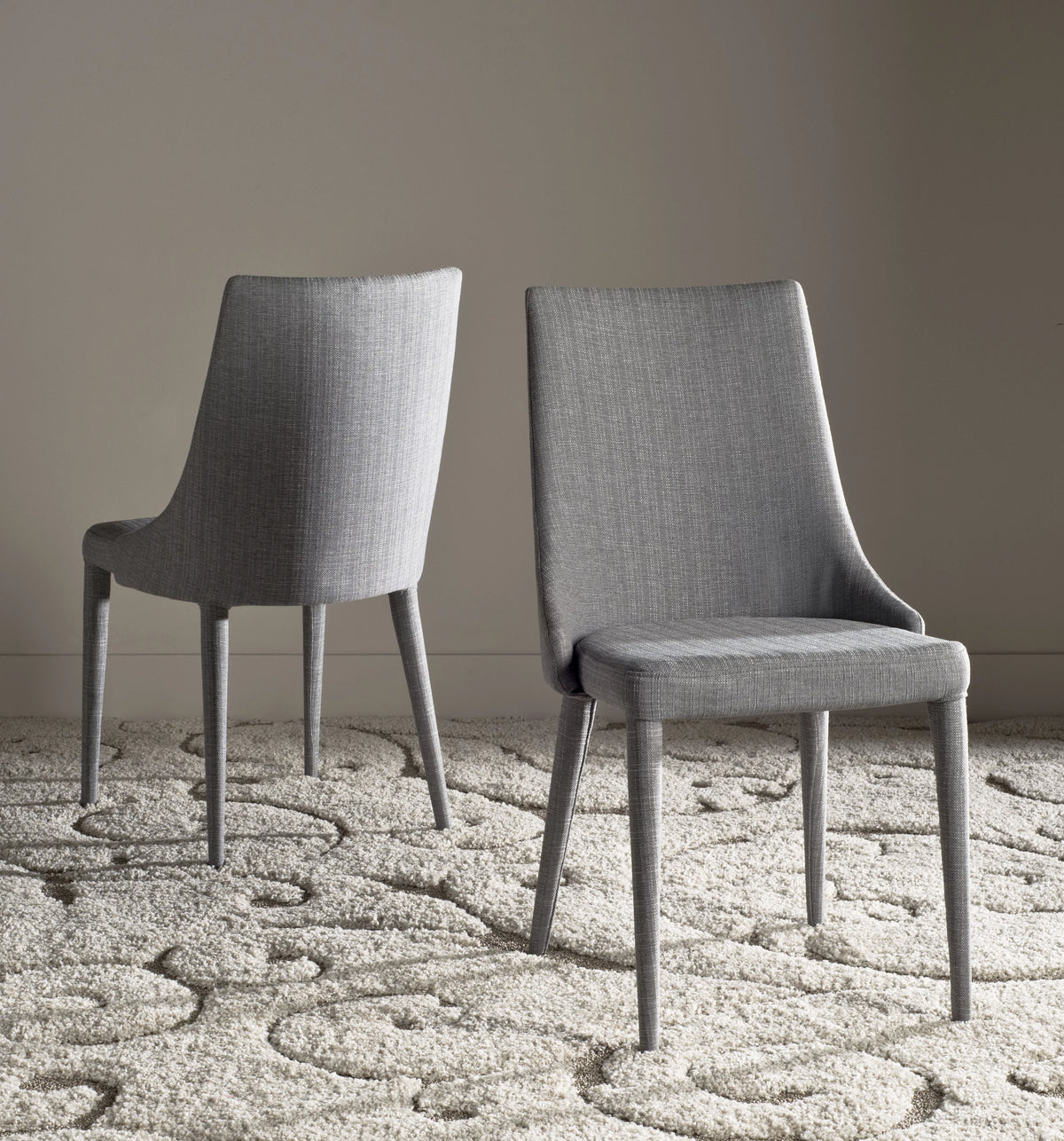 Modern Upholstered Side Chair Set of 2 B41710