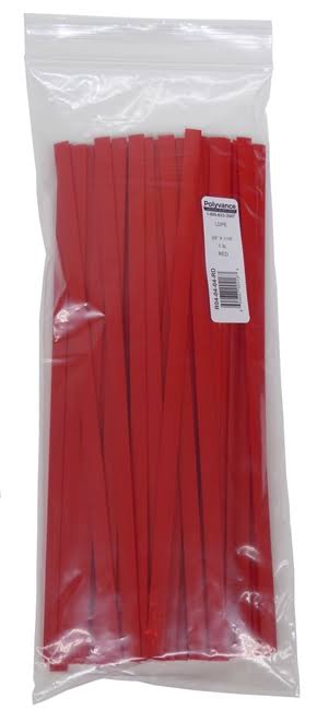 Polyethylene LDPE Plastic Welding Rod 3 8 x 16 1 lb Red P888362
