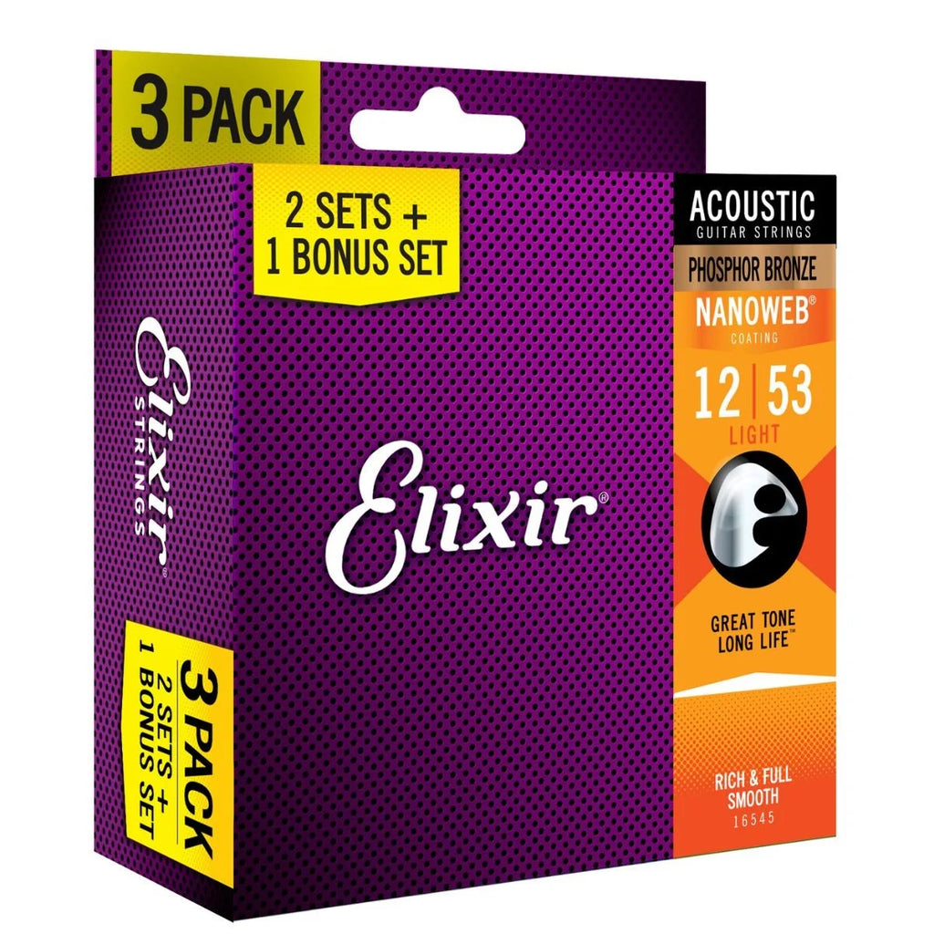 Phosphor Bronze Light 12-53 Acoustic Guitar Strings R692647