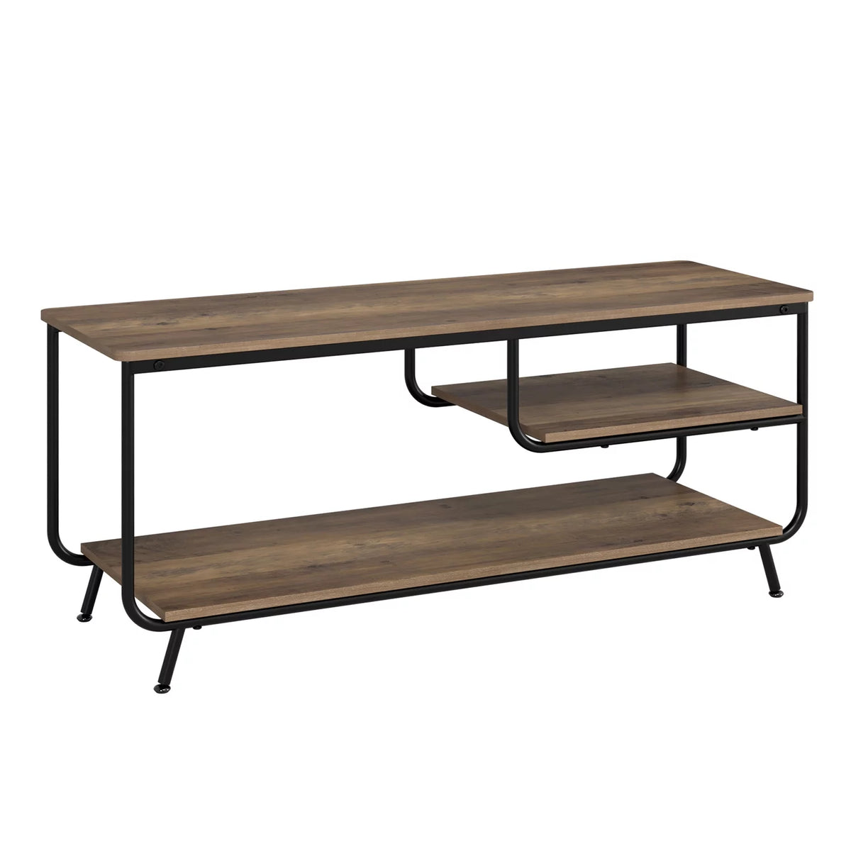 Wood 3 Tier TV Stand with Storage O42536